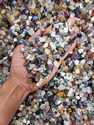 Tumbled crystal chips bulk - tumbled,