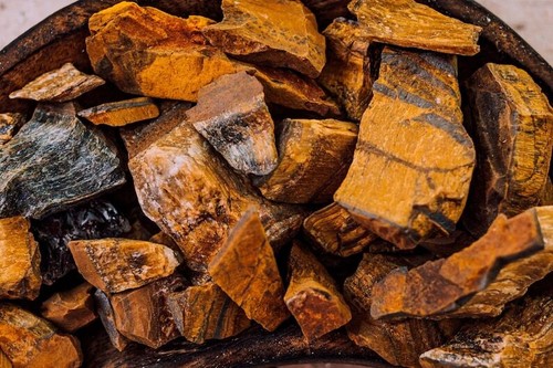 Bulk raw tigers - eye, crystal